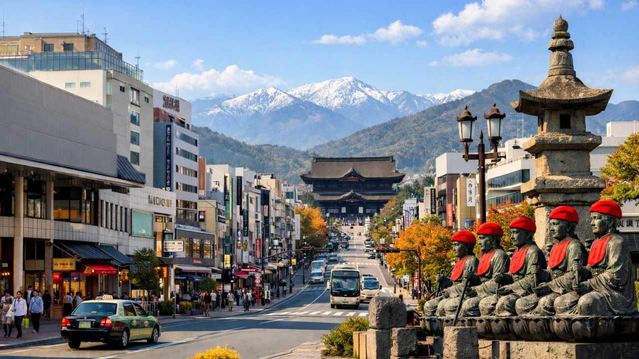 長野市で暇つぶしスポットを探す人向けの長野駅周辺イメージ