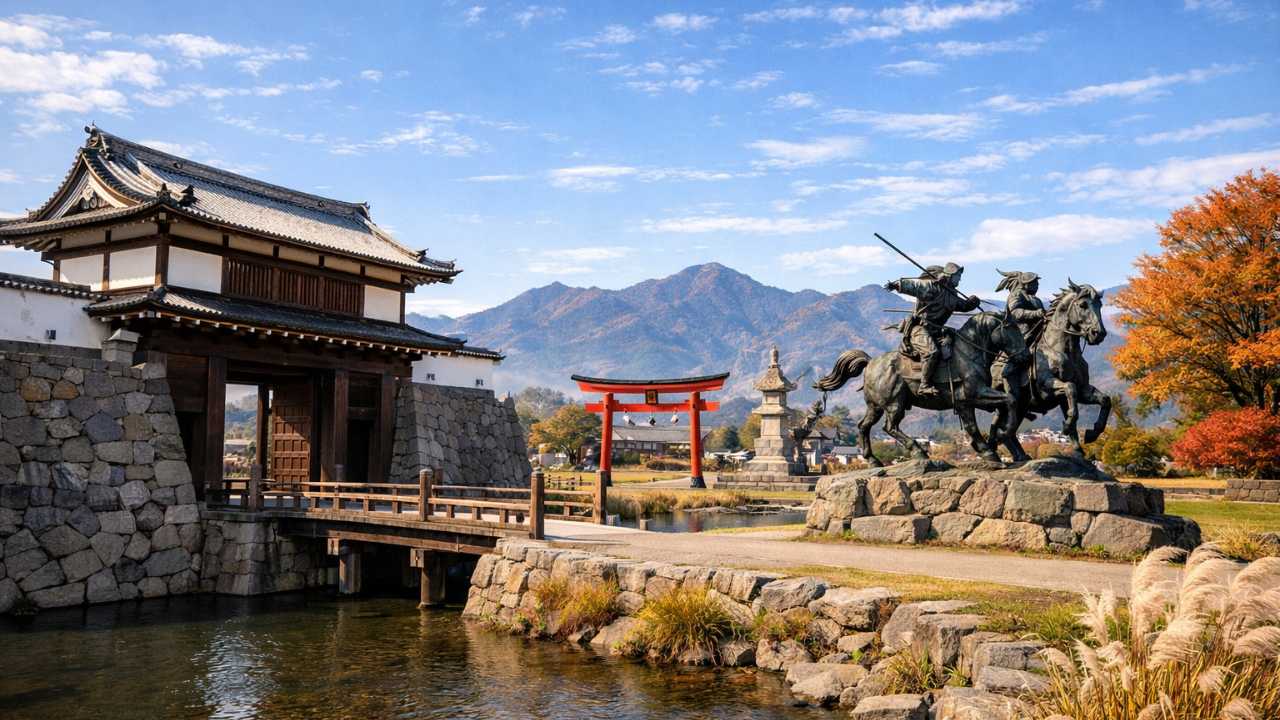 松代城跡と川中島古戦場の要素