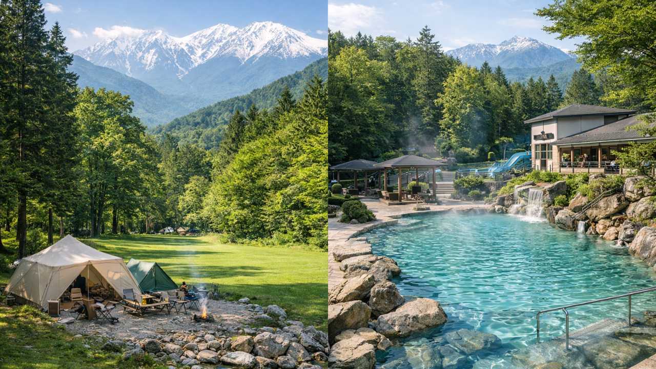 木曽ふれあいの郷キャンプ場とフォレスパ木曽のイメージ